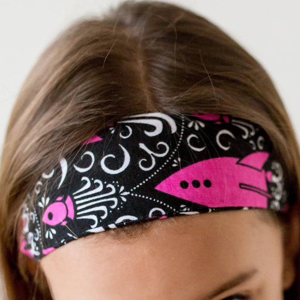 "Fleur-de-Liftoff" Rockets Headband - Child