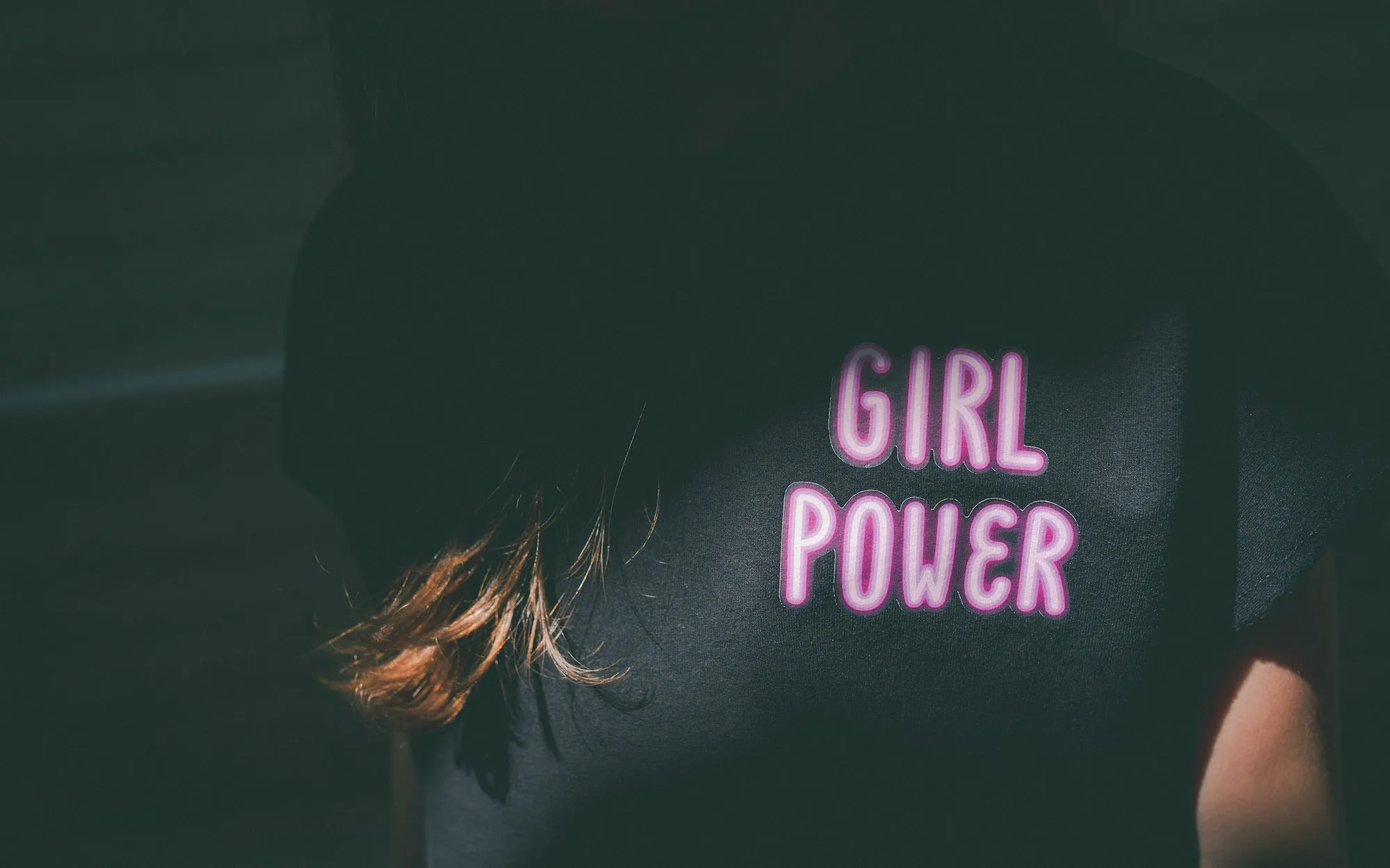 "GIRL POWER" FLEECE TOP