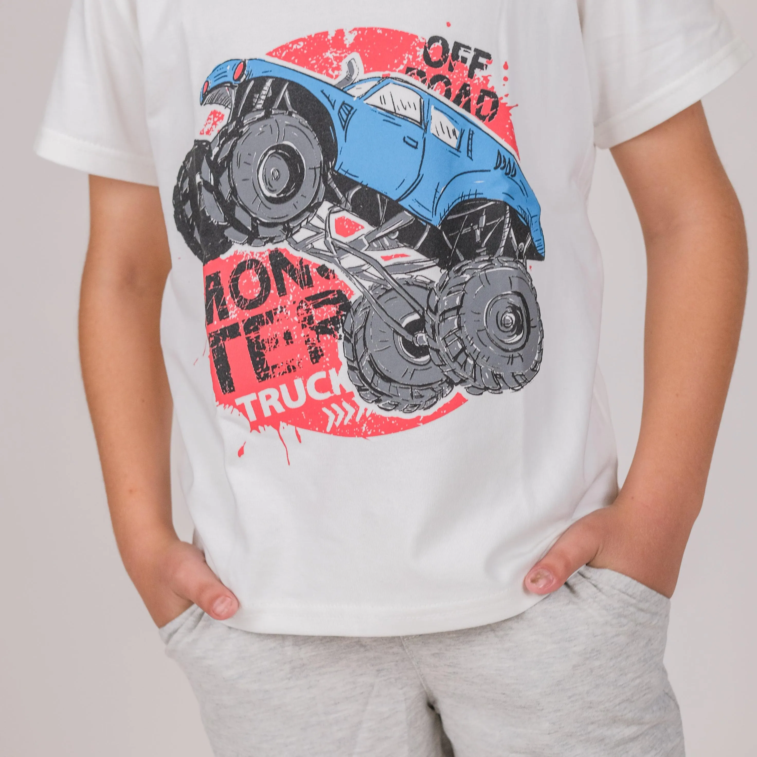 "Off Road Monster Truck" Short-Sleeved Pajama