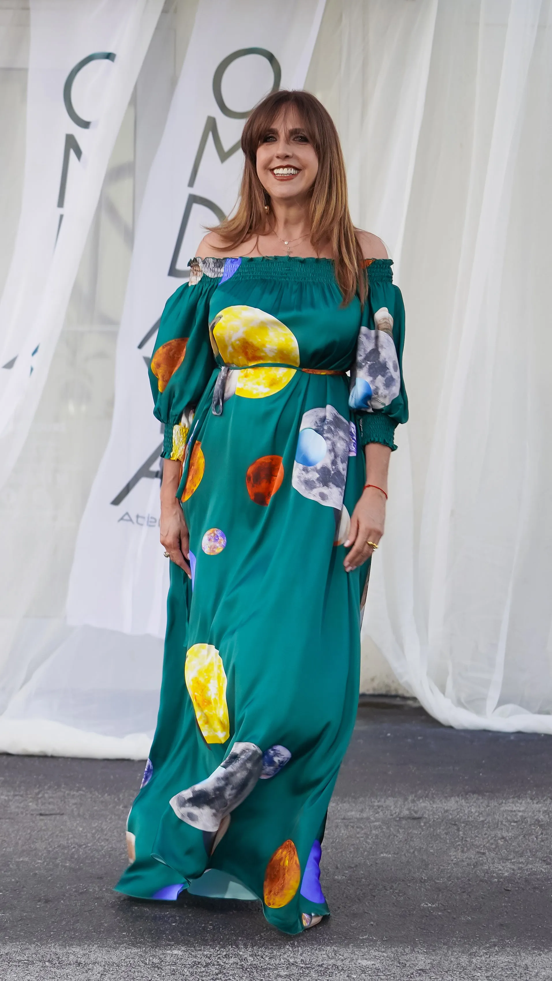 "Universe Awaits" Clio Maxi Dress, Solar System