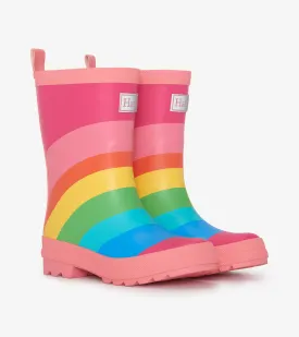 Rainbow Matte Rain Boots