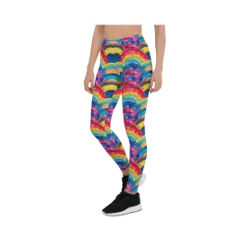 Rainy Rainbow Leggings