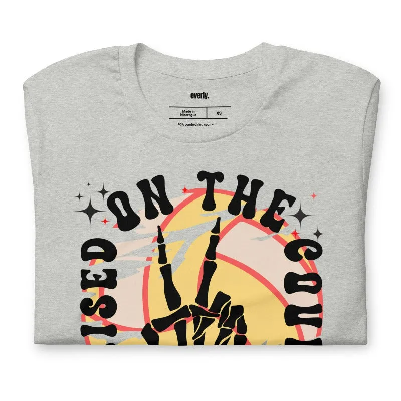 Raised on the Court Volleyball Graphic Tee