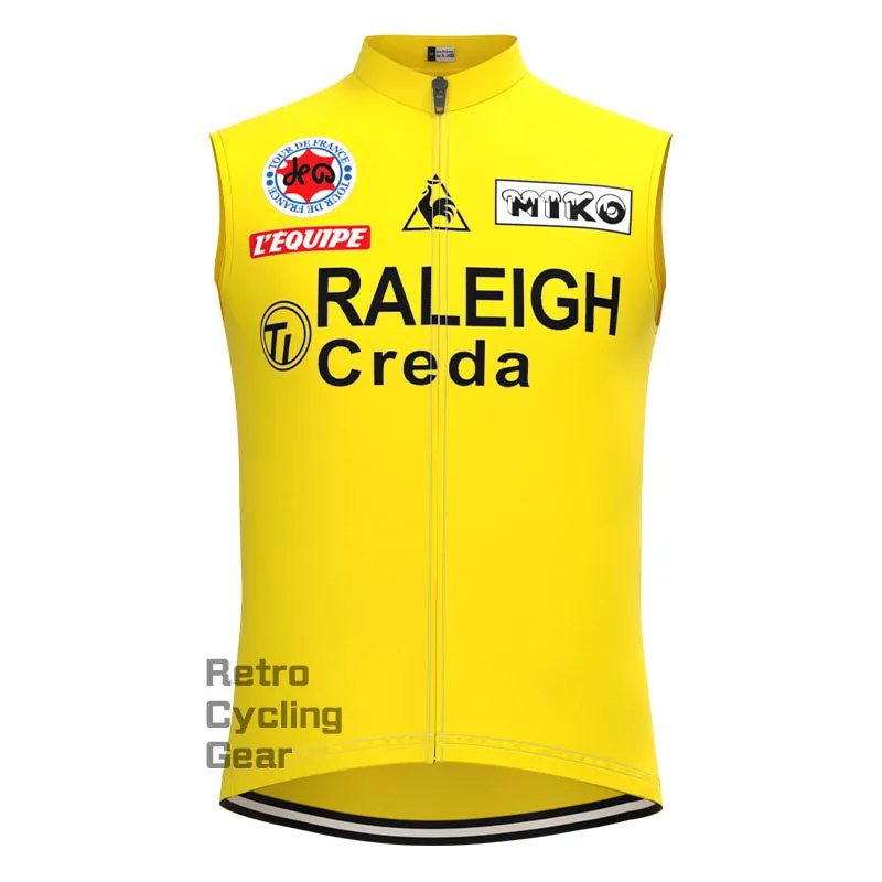 RALEIGH Yellow Retro Long Sleeve Cycling Kit