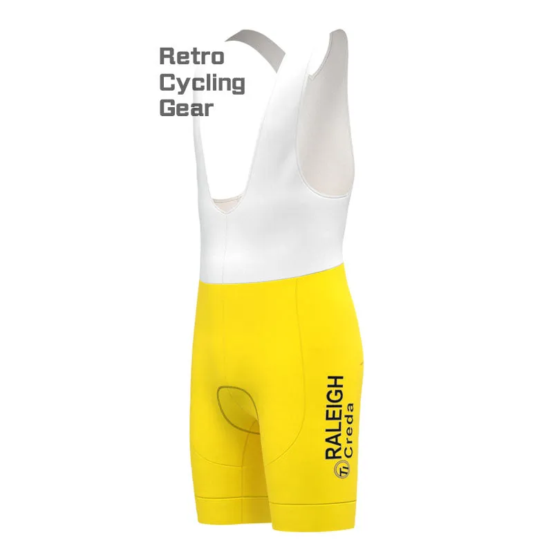 RALEIGH Yellow Retro Long Sleeve Cycling Kit