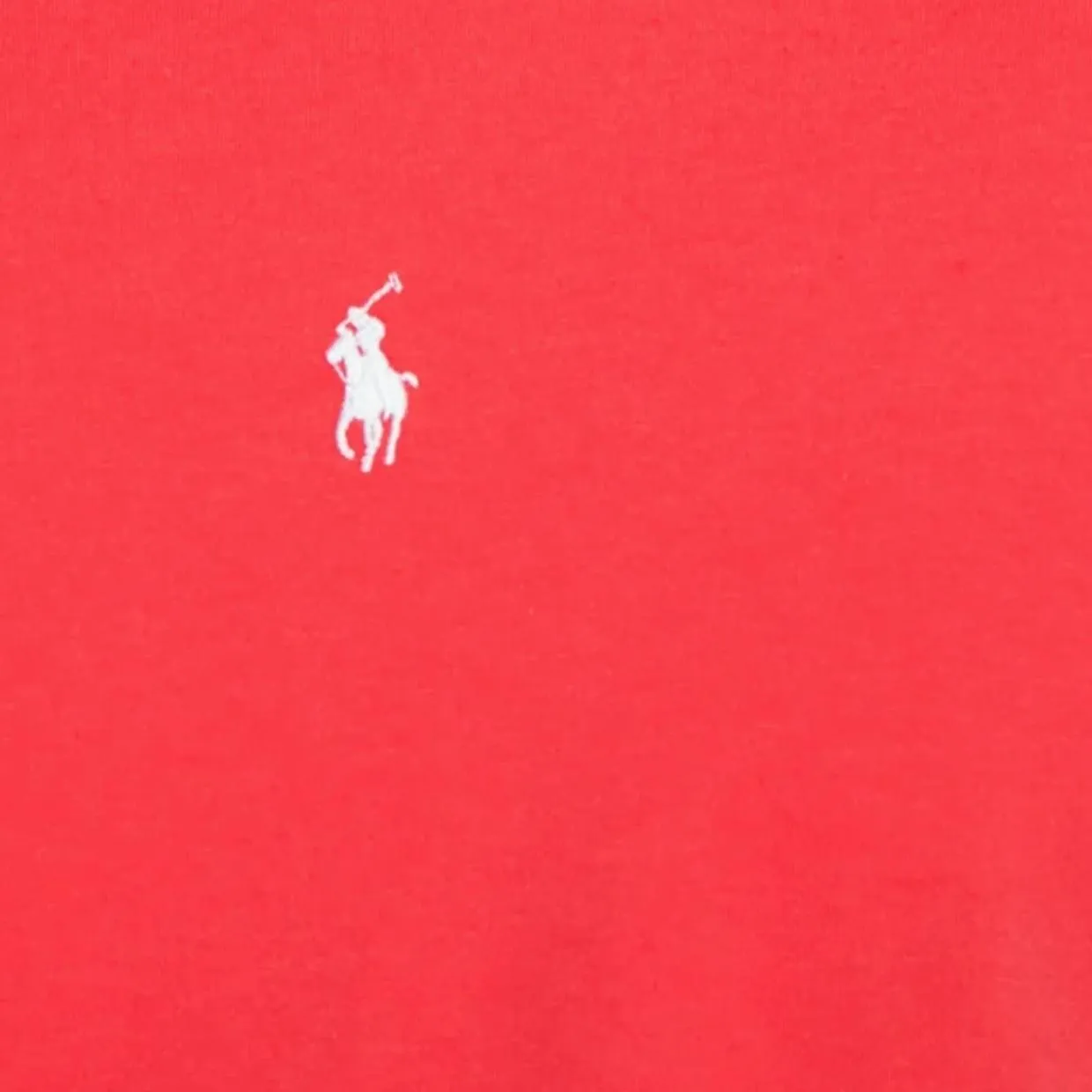 Ralph Lauren Logo Custom Slim Fit Red T-Shirt