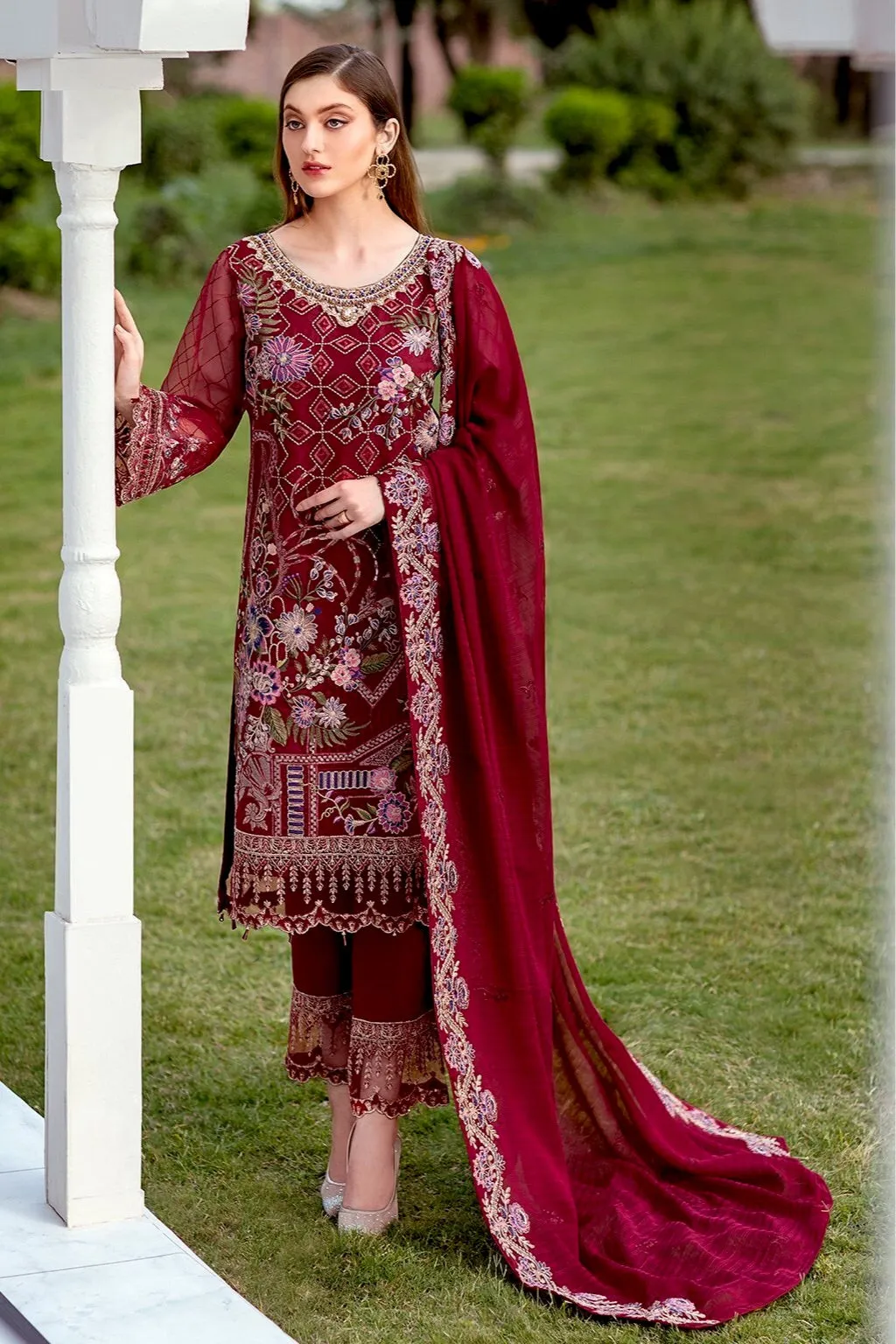 Ramsha Minhal Organza Collection Vol-4 – M-410