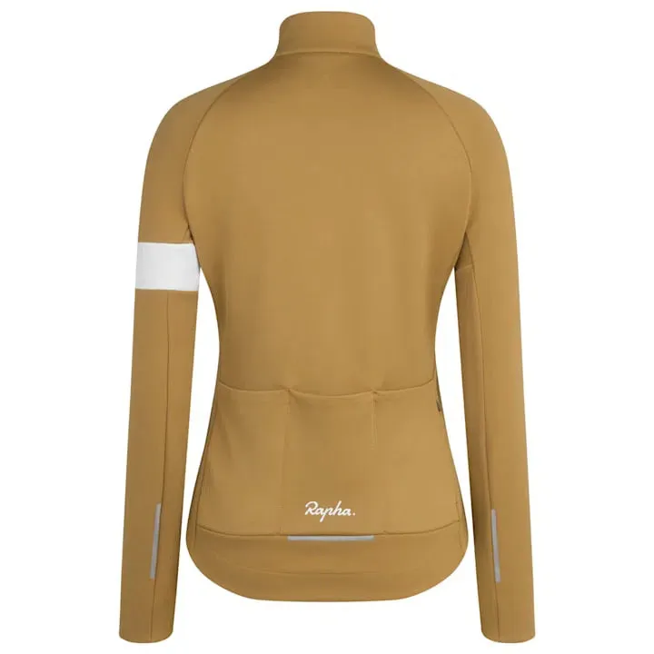 RAPHA Core Winter Women Jacket - DGA Faded Gold/White