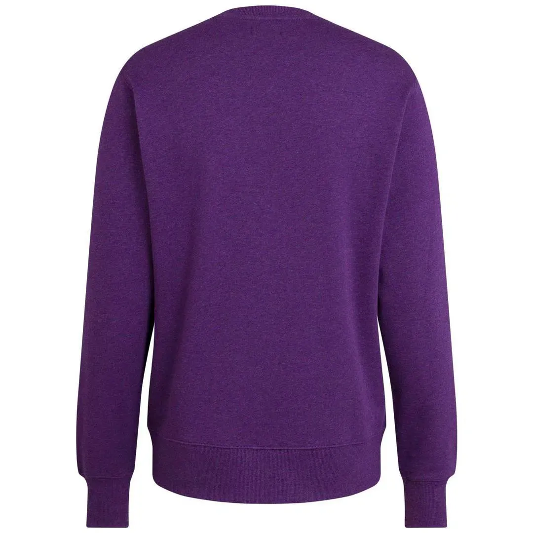 RAPHA Logo Sweatshirt - BMF Purple Marl/Teal