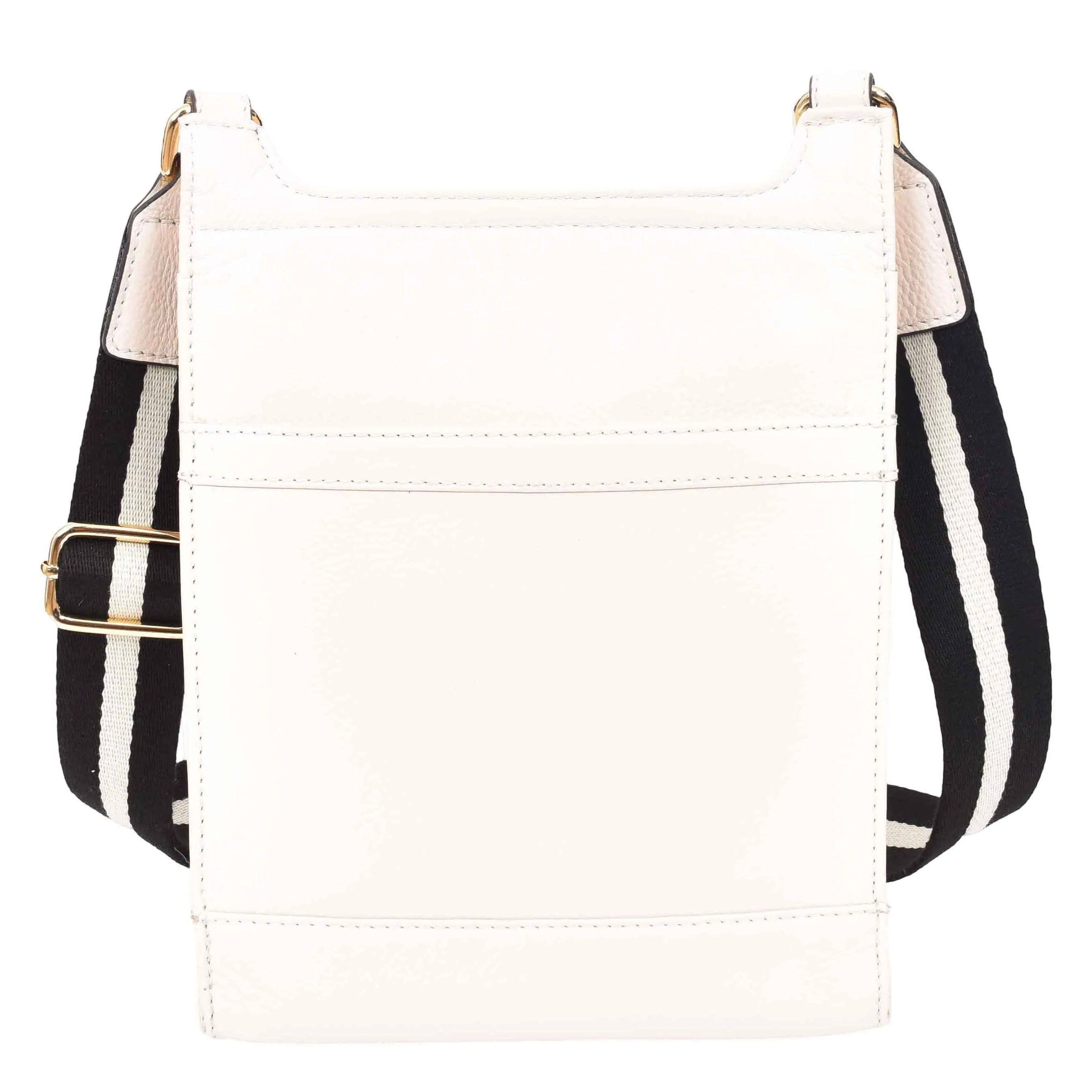 Real Leather Crossbody Bag Women's Casual Style Messenger Xela White