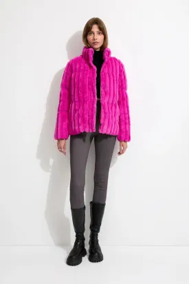 Recurrence Puffer Jacket | Fuchsia