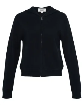 Recycled Cashmere Zip-Up Hoodie