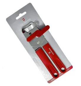 Red Can Opener with Bottle Opener