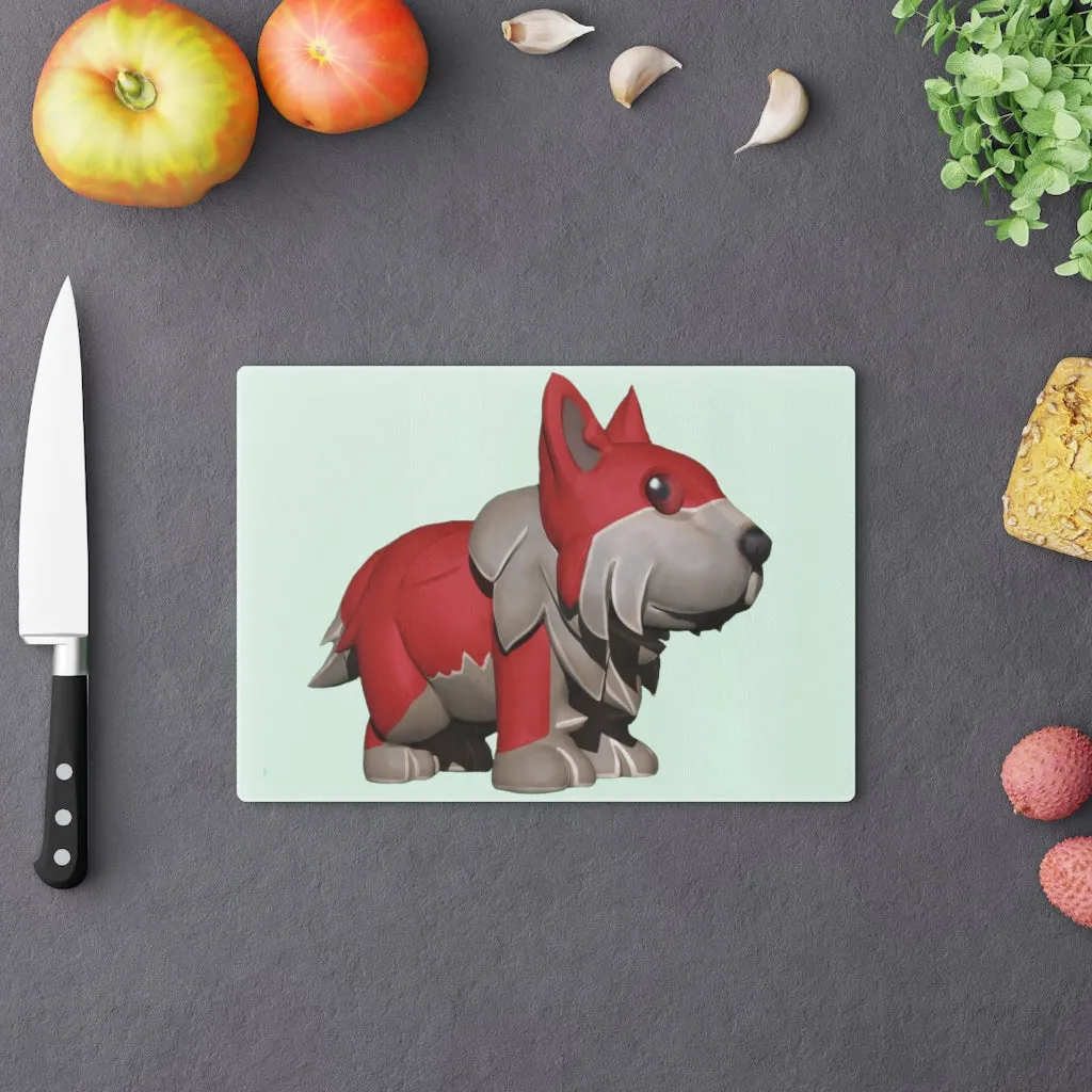 Red Dog Cutting Board