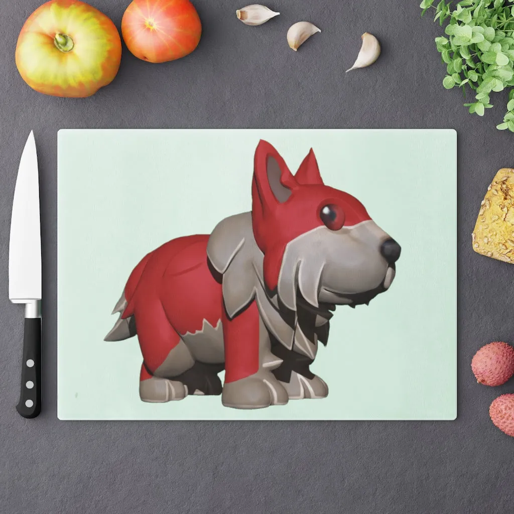 Red Dog Cutting Board