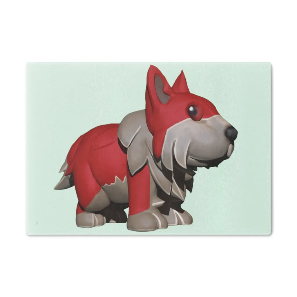 Red Dog Cutting Board