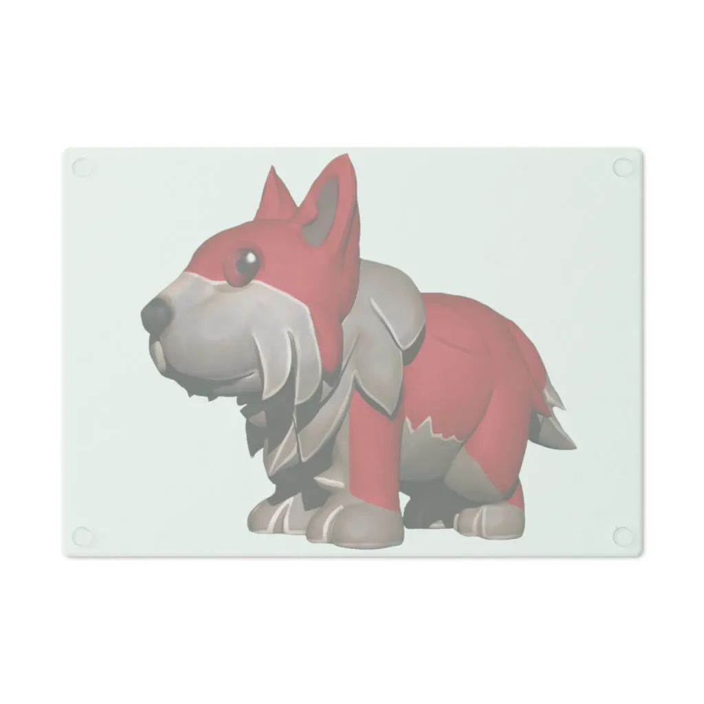 Red Dog Cutting Board