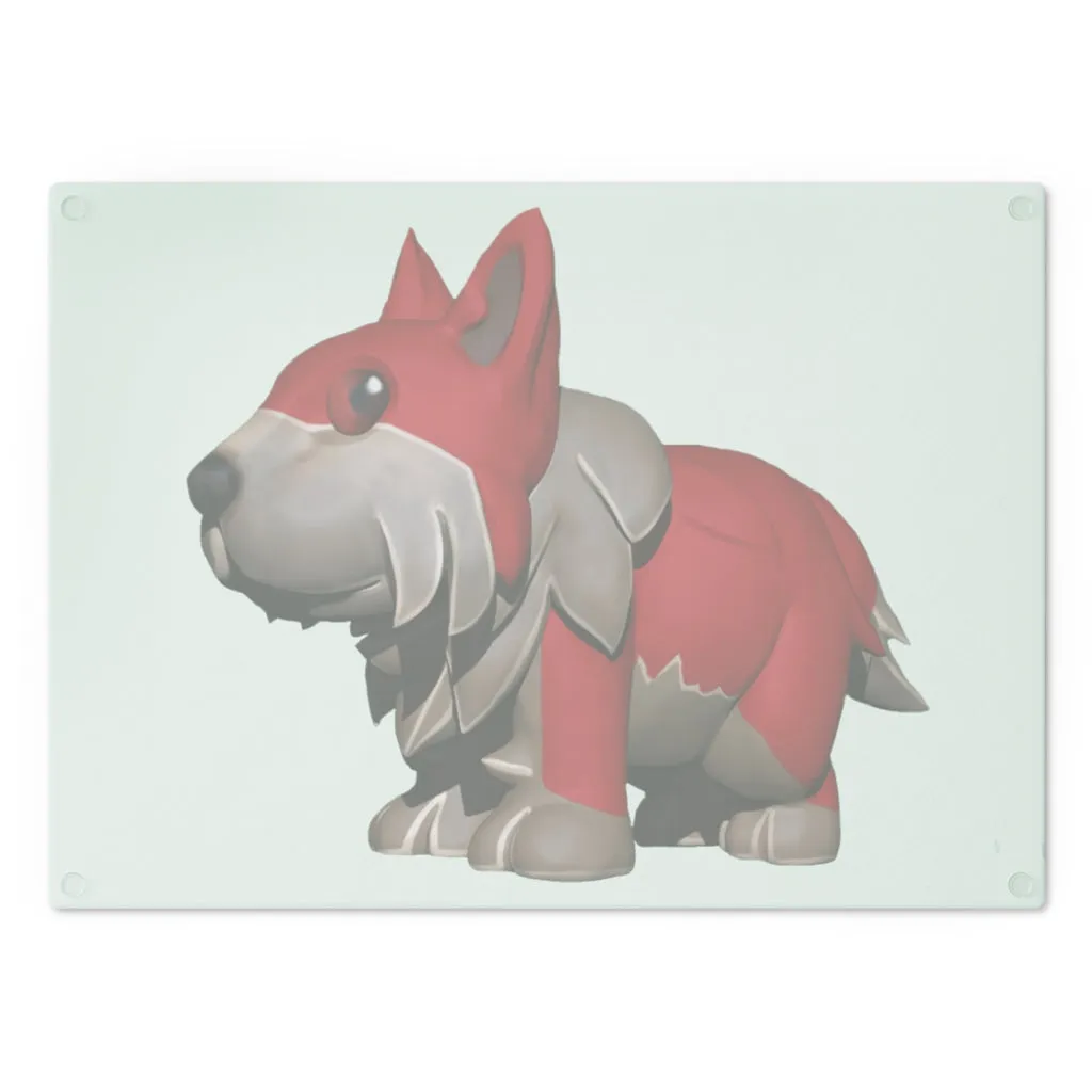 Red Dog Cutting Board