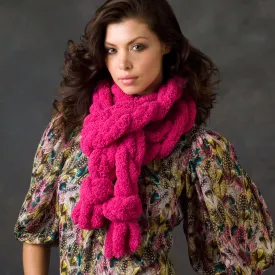 Red Heart Craft One-Ball Braided Scarf