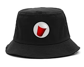 Red Party Cup Chest Mens Bucket Hat