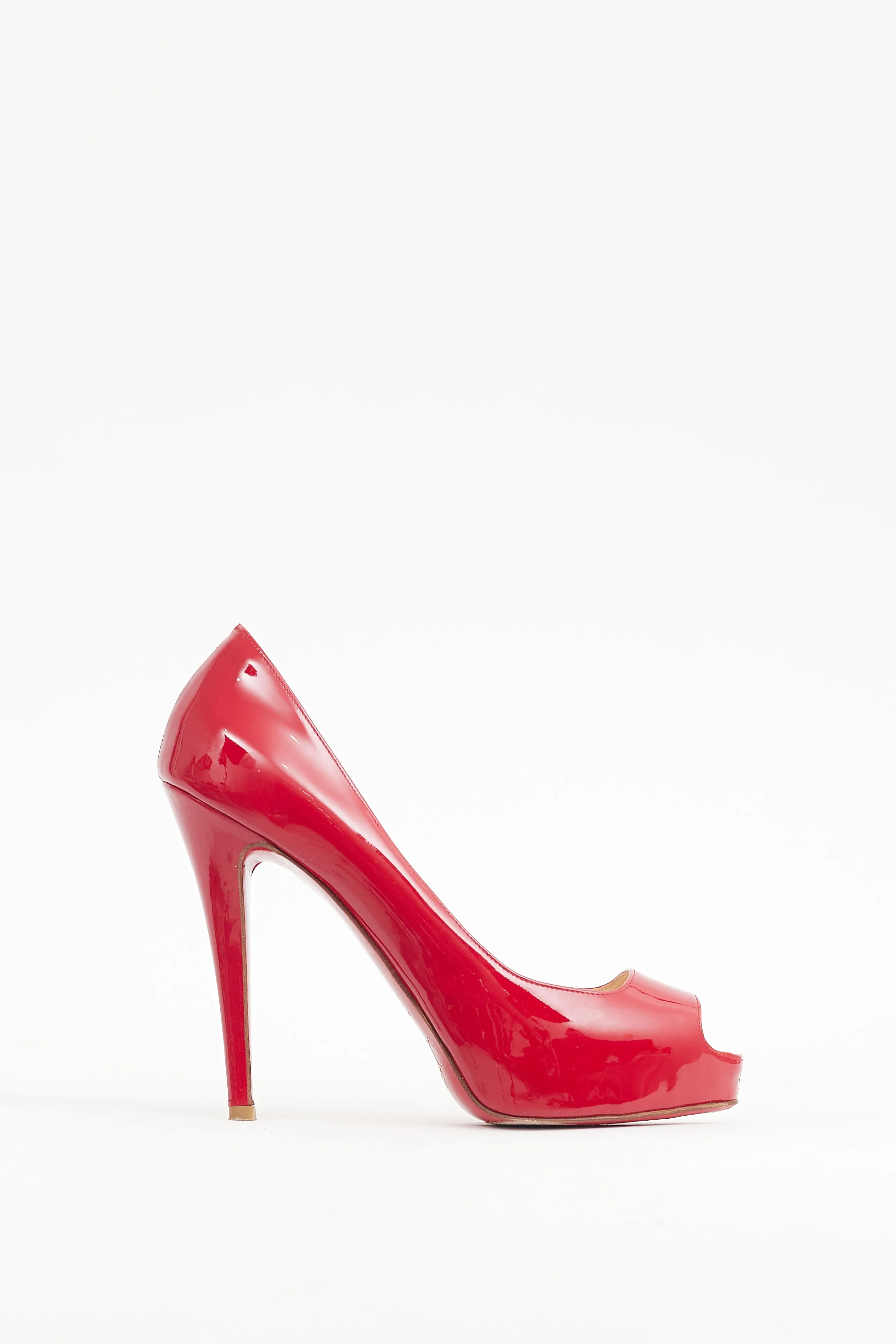 Red Patent Leather Very Prive Heel