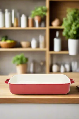 Red Rectangle Baking Dish (Large)