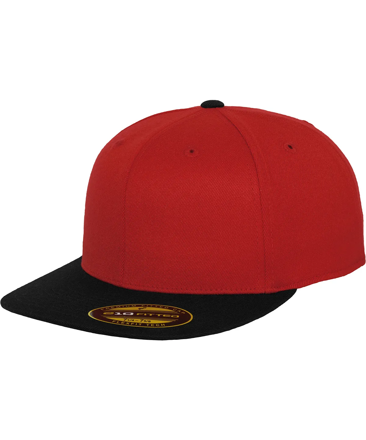 Red/Black - Premium 210 fitted 2-tone (6210T)