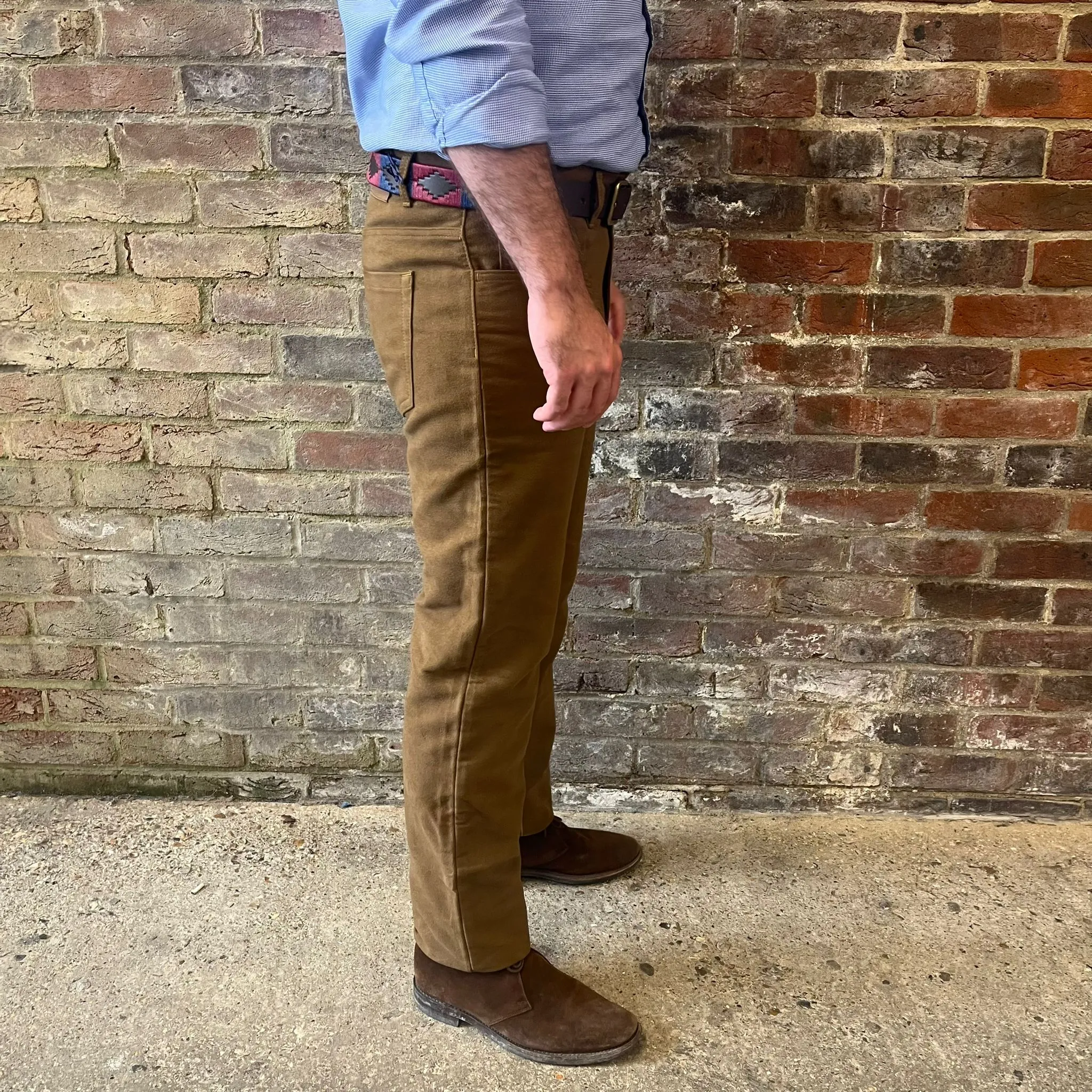 Regent - Moleskin Jeans – Country Tan