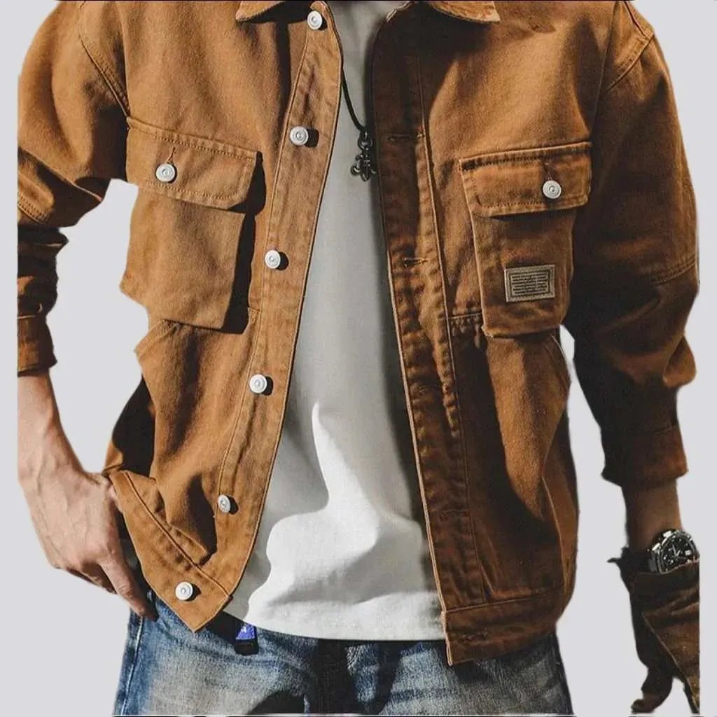 Regular vintage men's jeans jacket