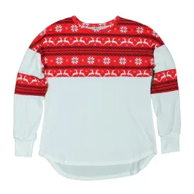 Reindeer Christmas Jammy Top by Nordic Fleece