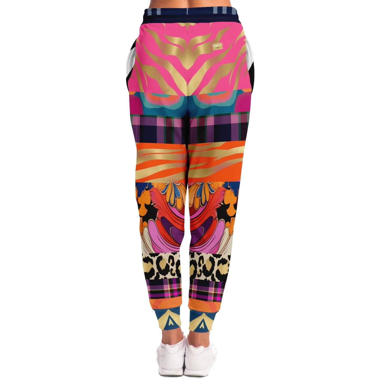 Release the Krakken Patchwork Zebra Eco-Poly Unisex Joggers