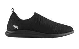 ReLive Knit Slip Ons : Hale Black