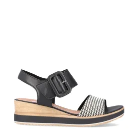 Remote Women's Jerilyn 53 Wedge Sandal (Black)