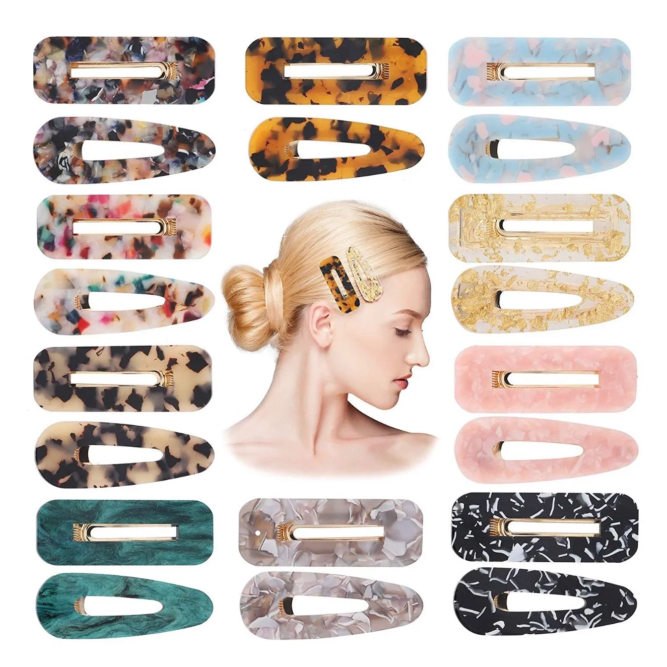 Resin Barrettes