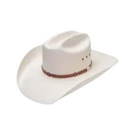 Resistol Hats 10x Trifecta White Leather Sweatband Hat