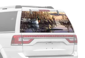 Resting Mallards Rear Window Decal