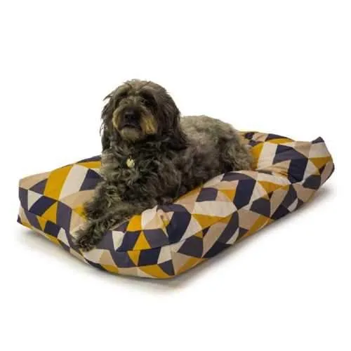 Retreat Eco-Wellness Luxury Duvet Cushion Dog Bed - Geo Tiles