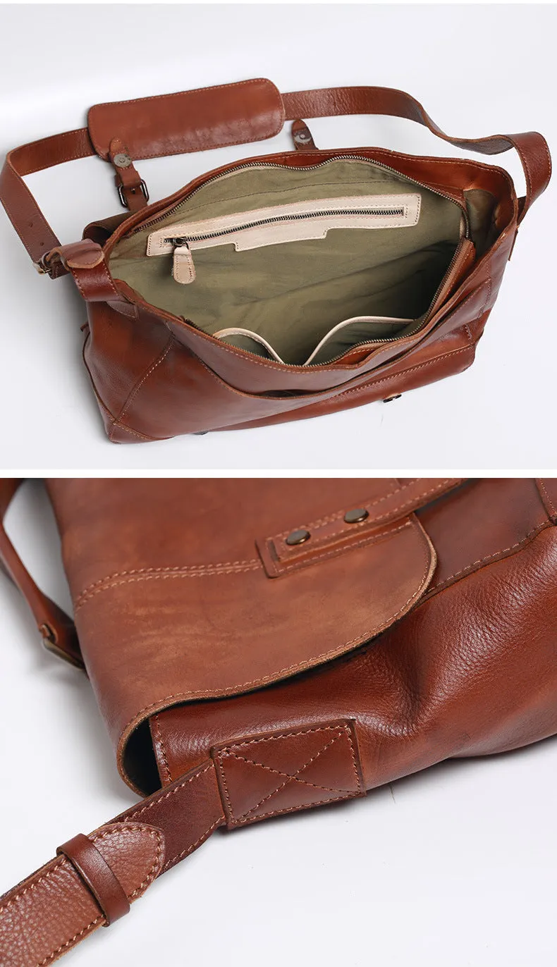 Retro Men's Casual Leather Messenger Bags X007