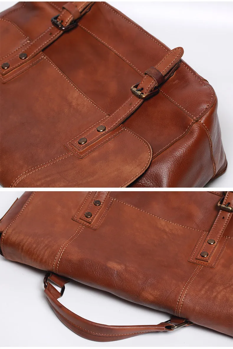 Retro Men's Casual Leather Messenger Bags X007