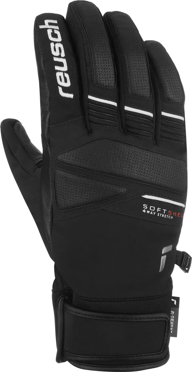 Reusch Thunder R-TEX XT skihandschoenen zwart/wit