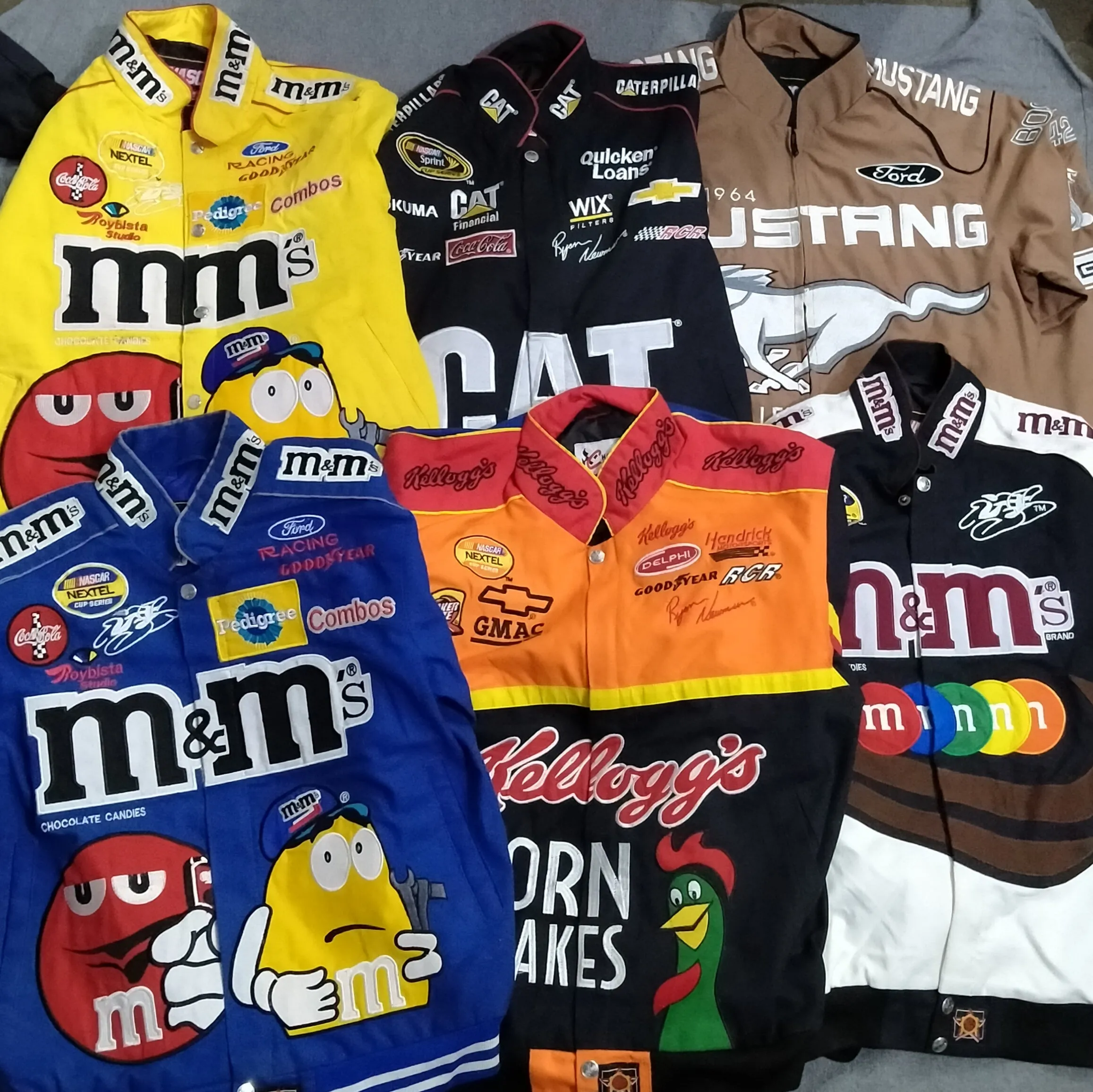 Rework style Nascar Jackets 30 pieces