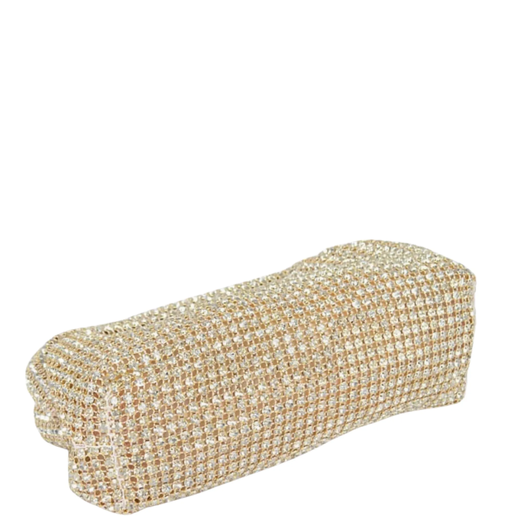 Rhinestone Clam Shell Clutch