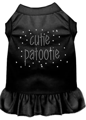 Rhinestone Cutie Patootie Dress Black Xxl (18)