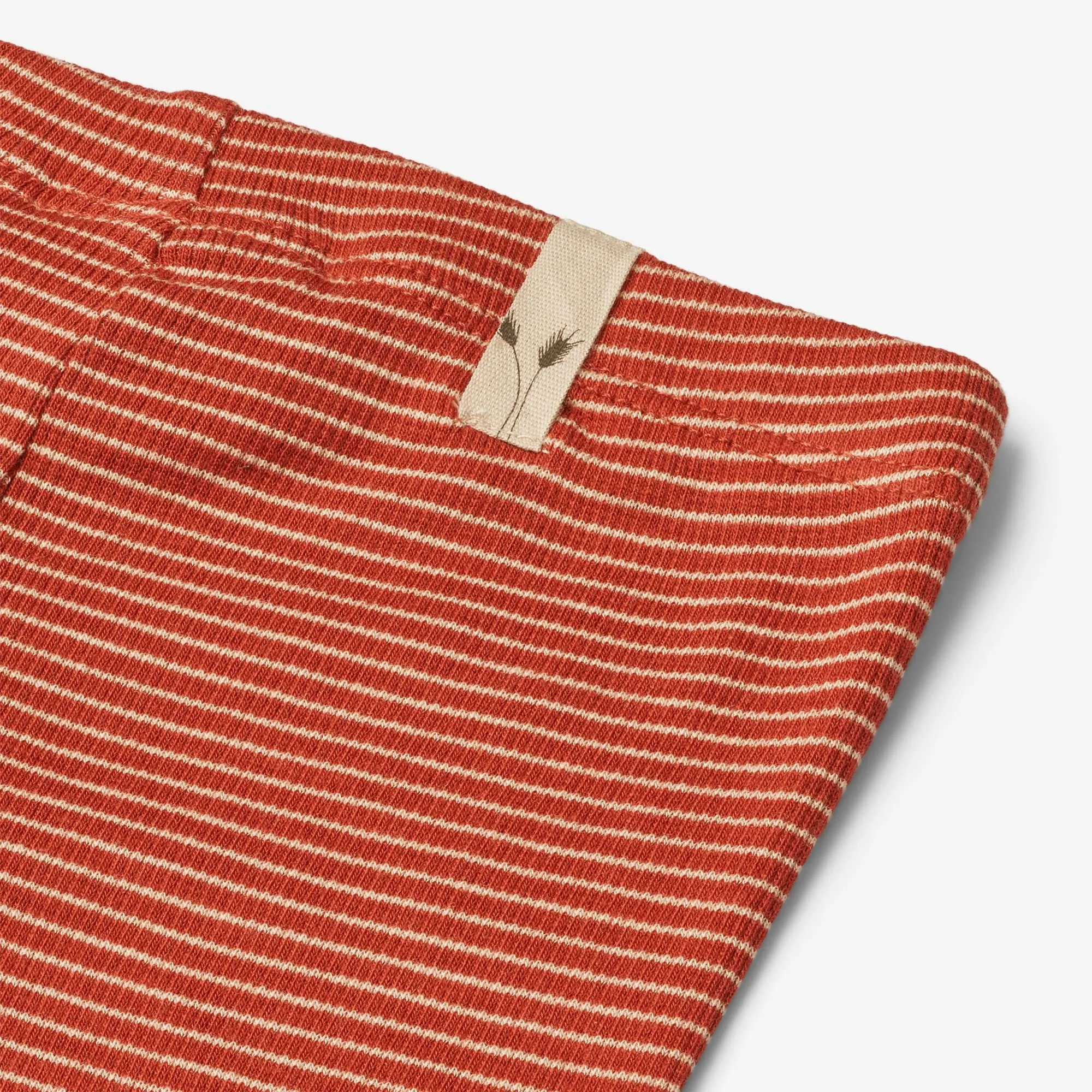 Rib Leggings Maddy | Baby - paprika stripe