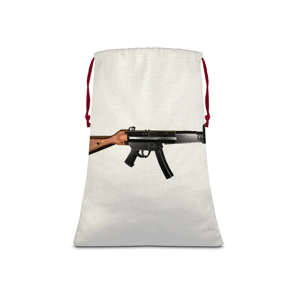 Rifle Sublimation Linen Drawstring Sack