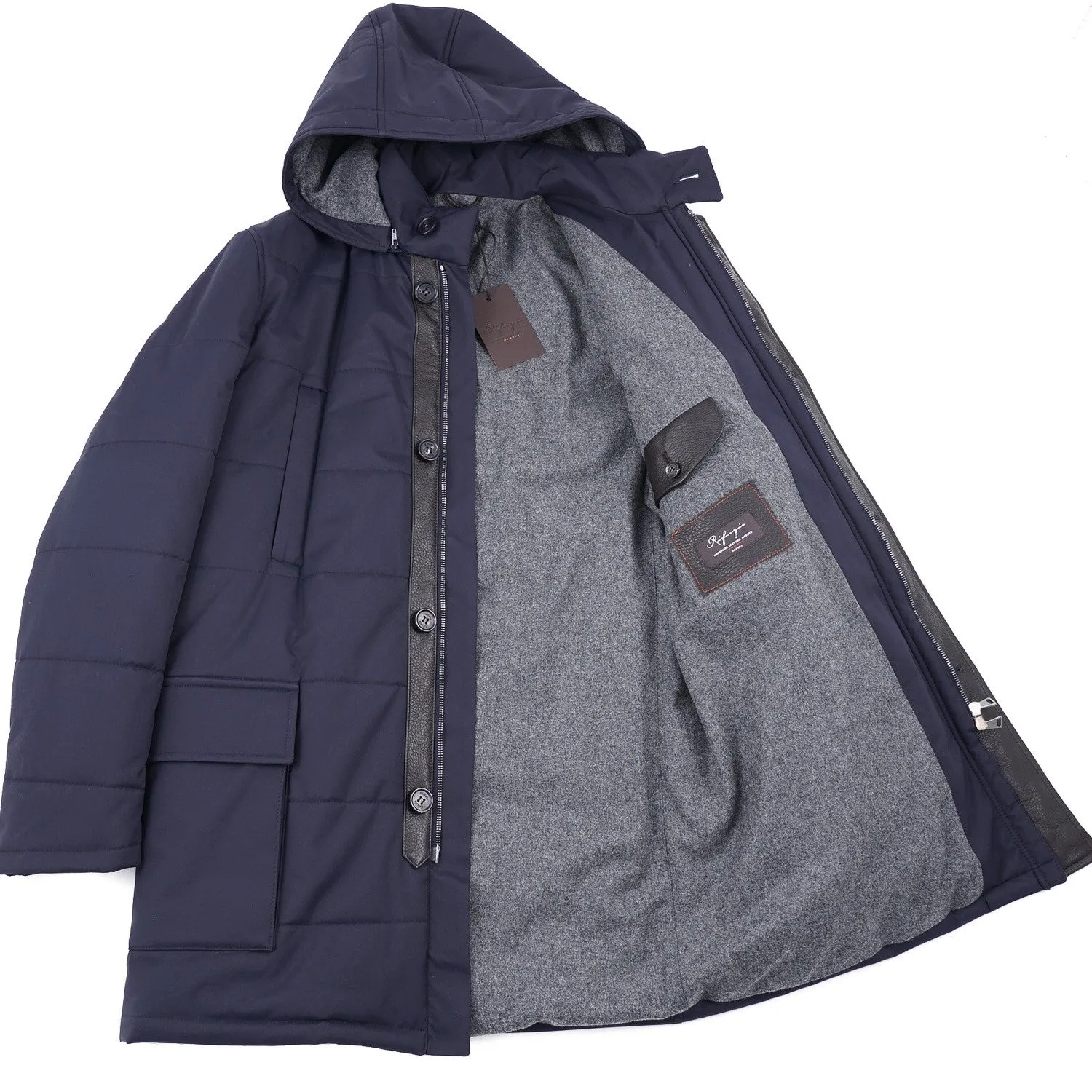 Rifugio Wool-Lined Hooded Technical Parka