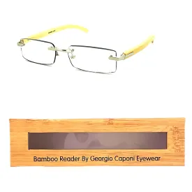 Rimless Bamboo Readers With Box