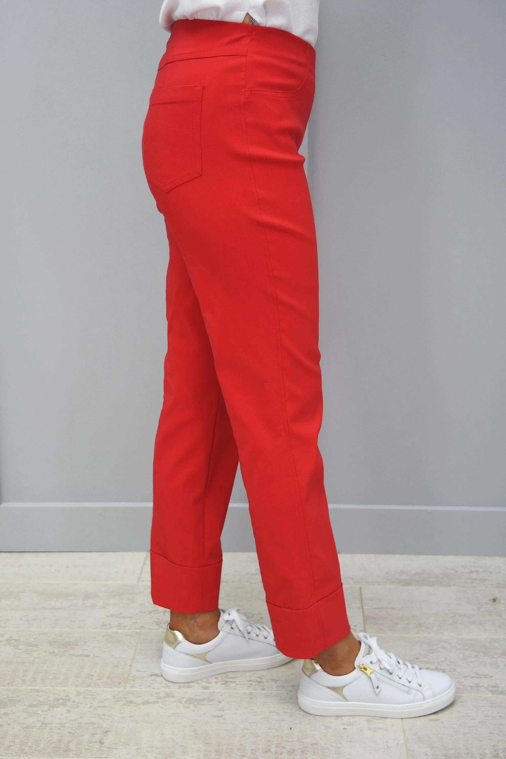 Robell Bella Red 40 7/8 Trousers - 51568 5499