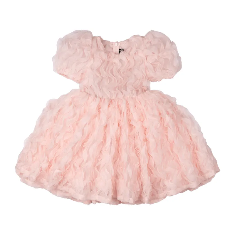 Rock Your Kid Pink Puffle Tulle Party Dress