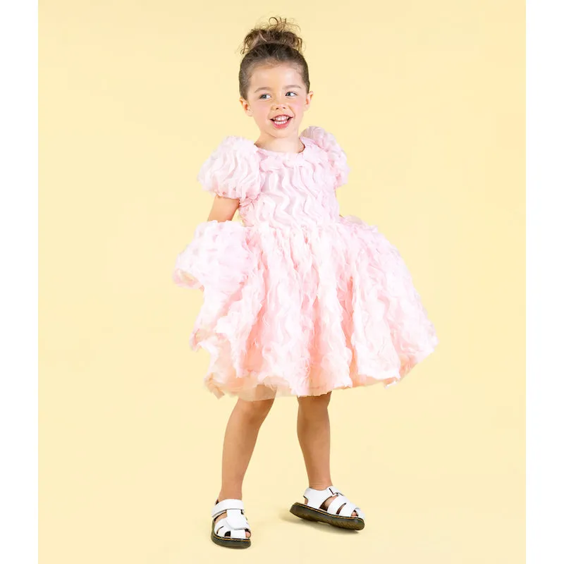 Rock Your Kid Pink Puffle Tulle Party Dress